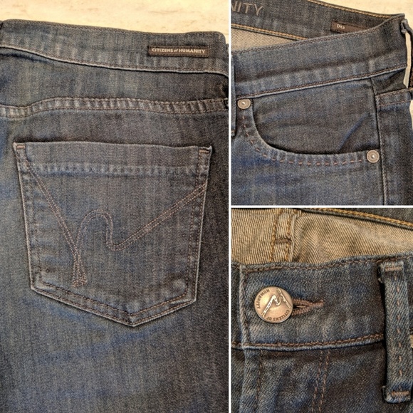 Citizens of Humanity Dark Denim Jeans - Picture 7 of 8